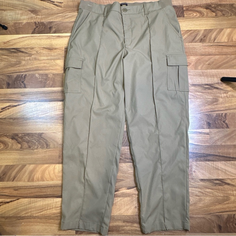 Lot Of 3 Lee Women's Flex to Go Cargo Pants Tan Wine & Navy Size 18 - Picture 6 of 8